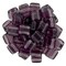 Czechmate 6mm Square Glass Czech Two Hole Tile Bead, Med. Amethyst